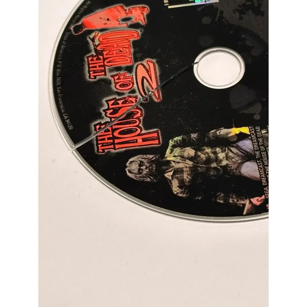 Sega Dreamcast 1999 House of the Dead 2 Original Disc